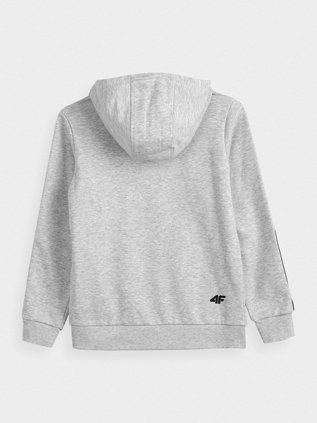 Bluza dziecięca z kapturem rozpinana 4F HJZ21-JBLM003A-27M