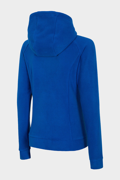 Bluza damska z kapturem rozpinana polarowa 4F NOSH4-PLD002-36S