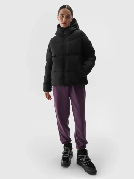 Kurtka damska zimowa puchowa 4F  4FWAW24TDJAF473-20S