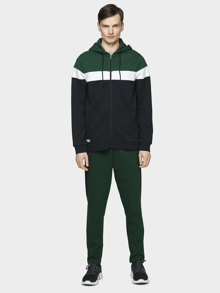 Bluza męska z kapturem rozpinana 4F H4L21-BLM012-30S