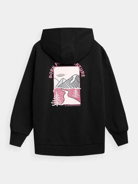 Bluza dziecięca z kapturem 4F 4FJAW23TSWSF642-20S