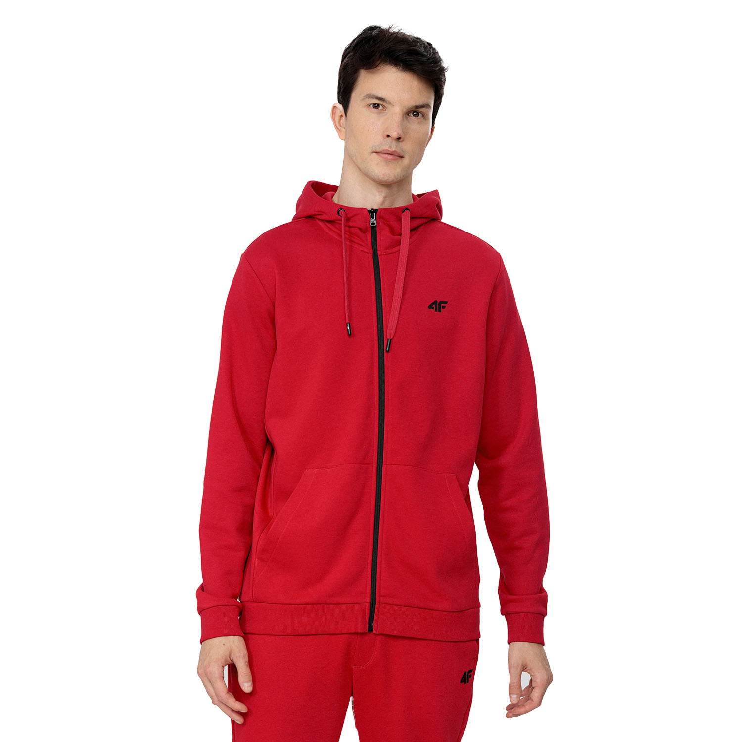 Bluza męska z kapturem rozpinana 4F H4L22-BLM353-62S