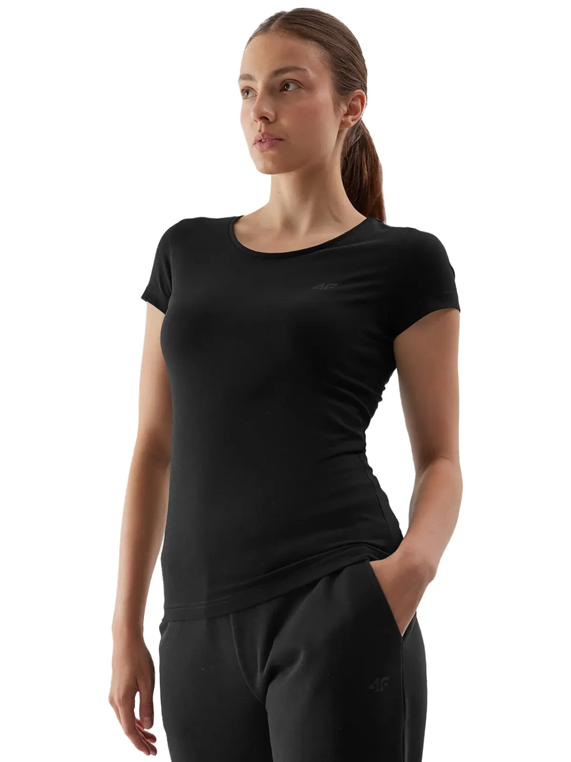 Koszulka damska  4F 4FWSS24TTSHF1161-20S
