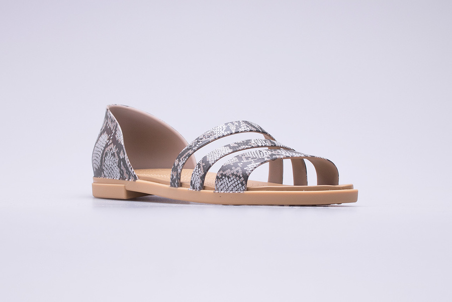 Sandały Crocs Tulum Open Flat W 206109-15W