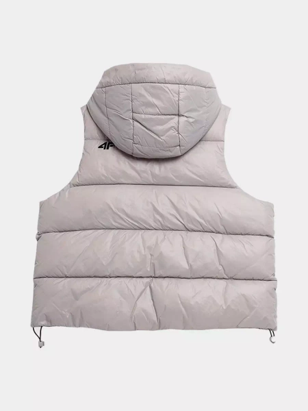 Kurtka damska puchowa bezrękawnik 4F 4FSS23TDJAF092-82S