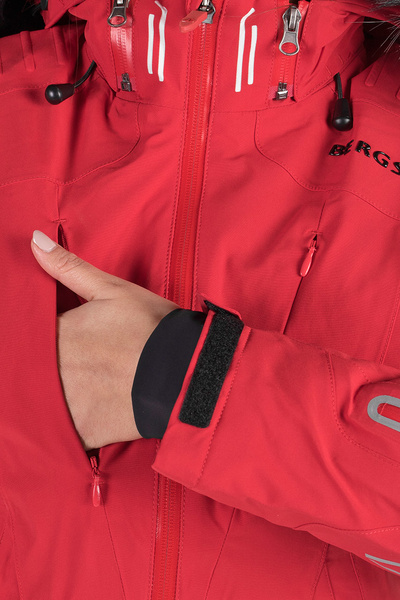 Kurtka damska BERGSON ICEBIRD STX RED BRG00038