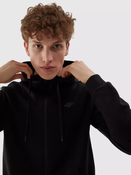 Bluza męska z kapturem rozpinana 4F 4FAW23TSWSM695-20S 