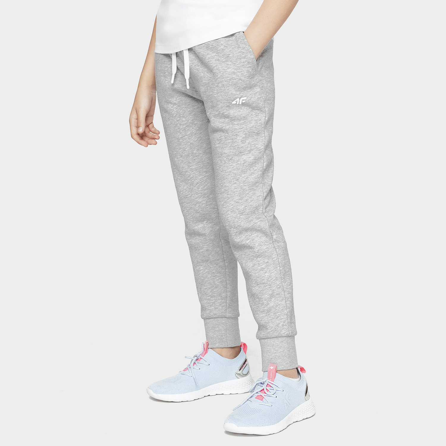 Spodnie dresowe dziecięce 4F HJL21-JSPDD001-27M