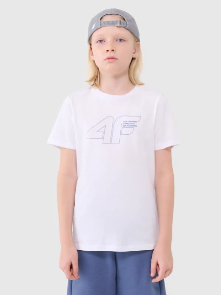 Koszulka dziecięca 4F 4FJWSS25TTSHM2185-10S