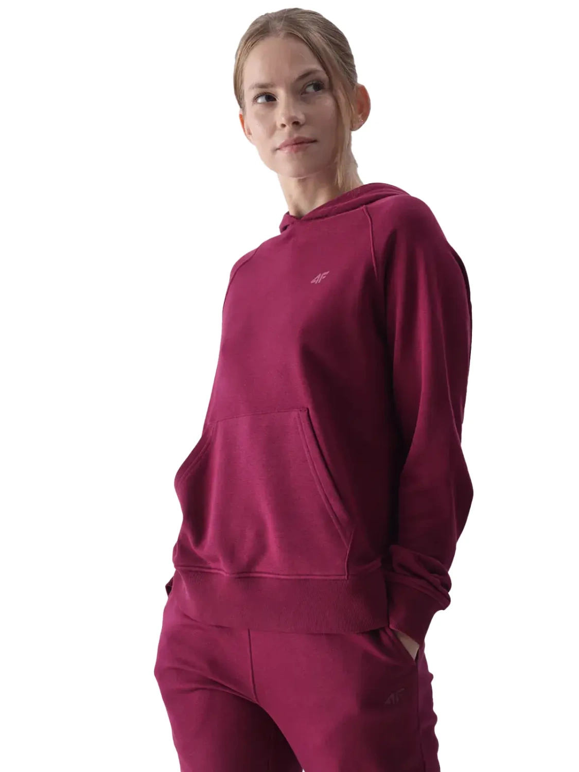 Bluza damska z kapturem 4F 4FWMM00TSWSF1468-51S
