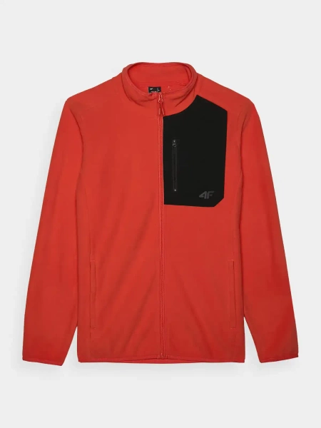 Bluza męska rozpinana polarowa 4F 4FWAW24TFLEM250-70S