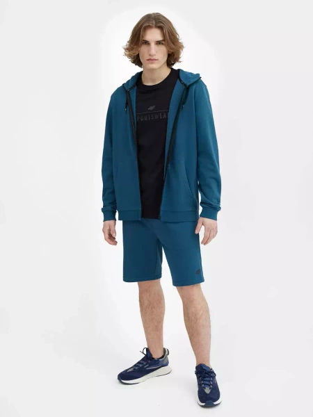 Bluza męska z kapturem rozpinana 4F 4FSS23TSWSM354-32S