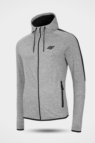 Bluza męska z kapturem rozpinana 4F H4Z19-BLMF070-27M