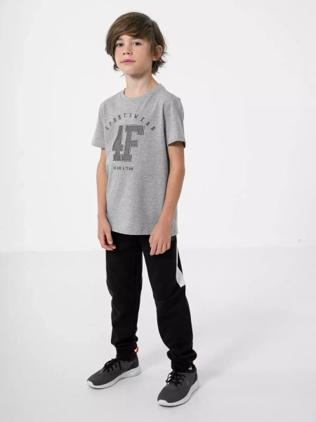 Koszulka dziecięca 4F HJZ22-JTSM008-27M