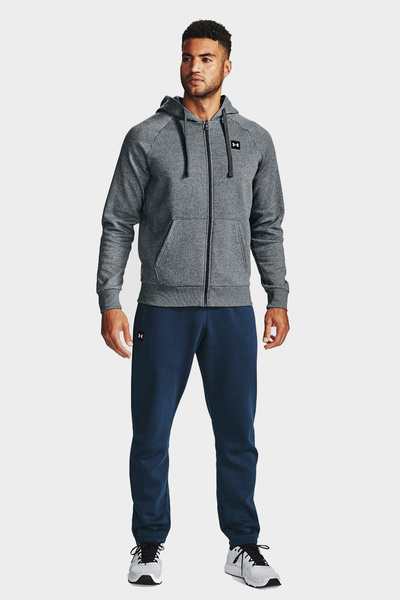 Bluza męska z kapturem rozpinana Under Armour RIVAL FLEECE 1357111-012