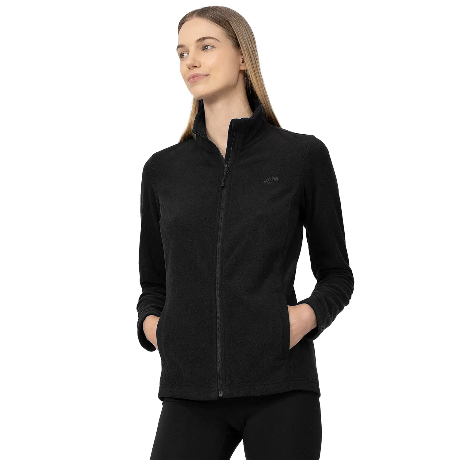 Bluza damska rozpinana polarowa 4F 4FSS23TFLEF049-20S