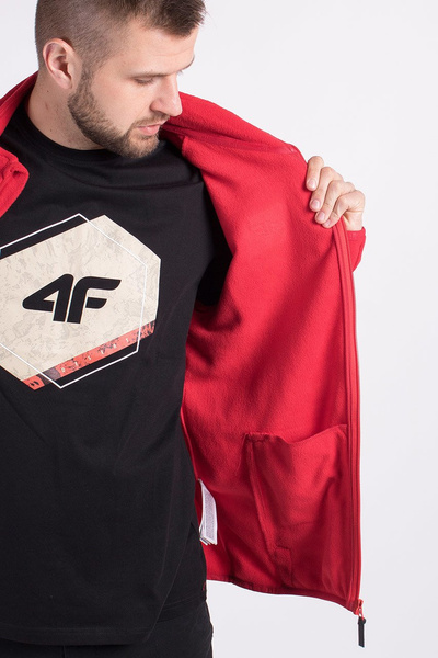 Bluza męska rozpinana polarowa 4F H4L19-PLM001A-62S