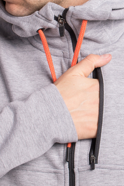 Bluza męska z kapturem rozpinana 4F H4Z18-BLM006-27M