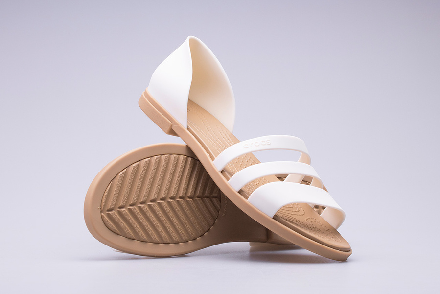 Sandały Crocs Tulum Open Flat W 206109-1CQ