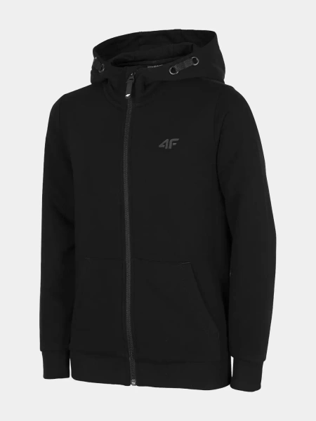 Bluza dziecięca z kapturem rozpinana 4F HJZ22-JBLM001-20S