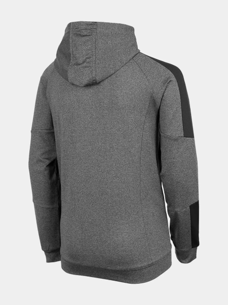 Bluza dziecięca z kapturem rozpinana 4F HJZ22-JBLMF001-23M