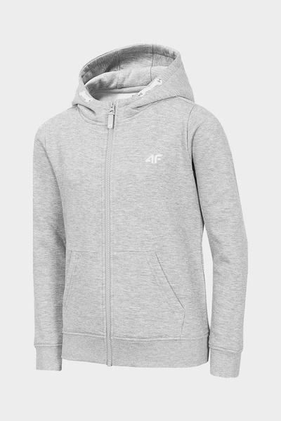 Bluza dziecięca z kapturem rozpinana 4F HJZ20-JBLD001-25M