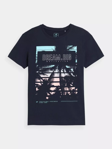 Koszulka dziecięca 4F 4FJSS23TTSHM289-31S