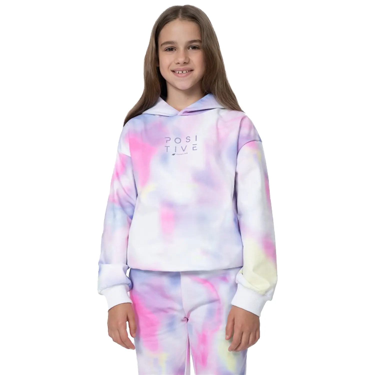 Bluza dziecięca z kapturem 4F 4FJSS23TSWSF275-91A