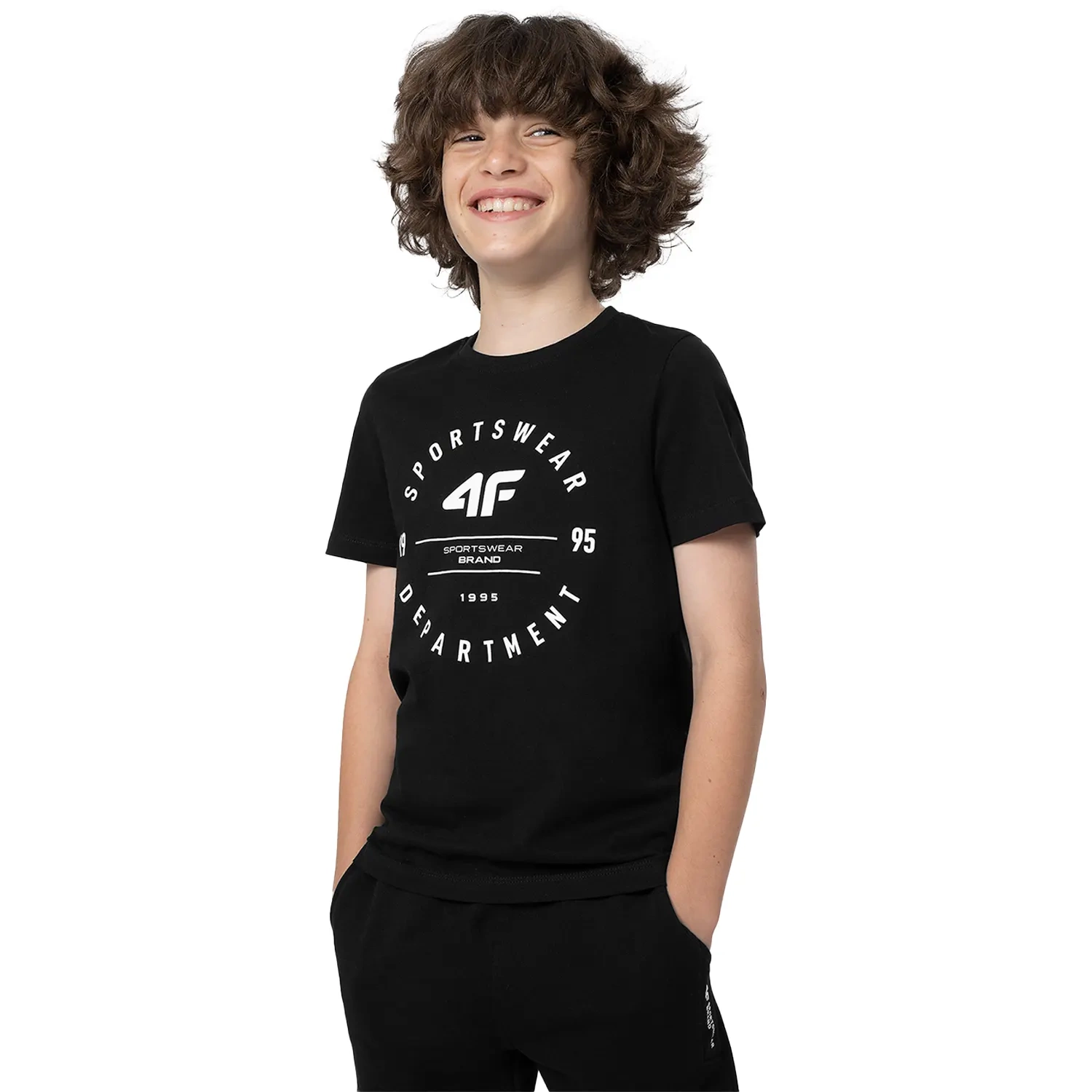 Koszulka dziecięca 4F 4FJSS23TTSHM294-20S
