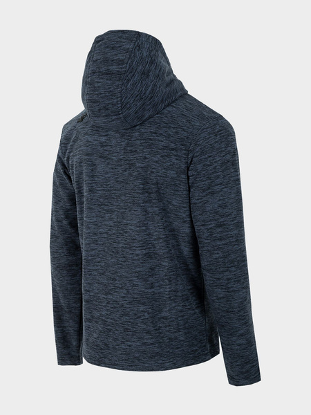 Bluza męska z kapturem rozpinana polarowa 4F NOSH4-PLM351-30M