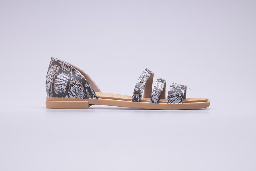 Sandały Crocs Tulum Open Flat W 206109-15W