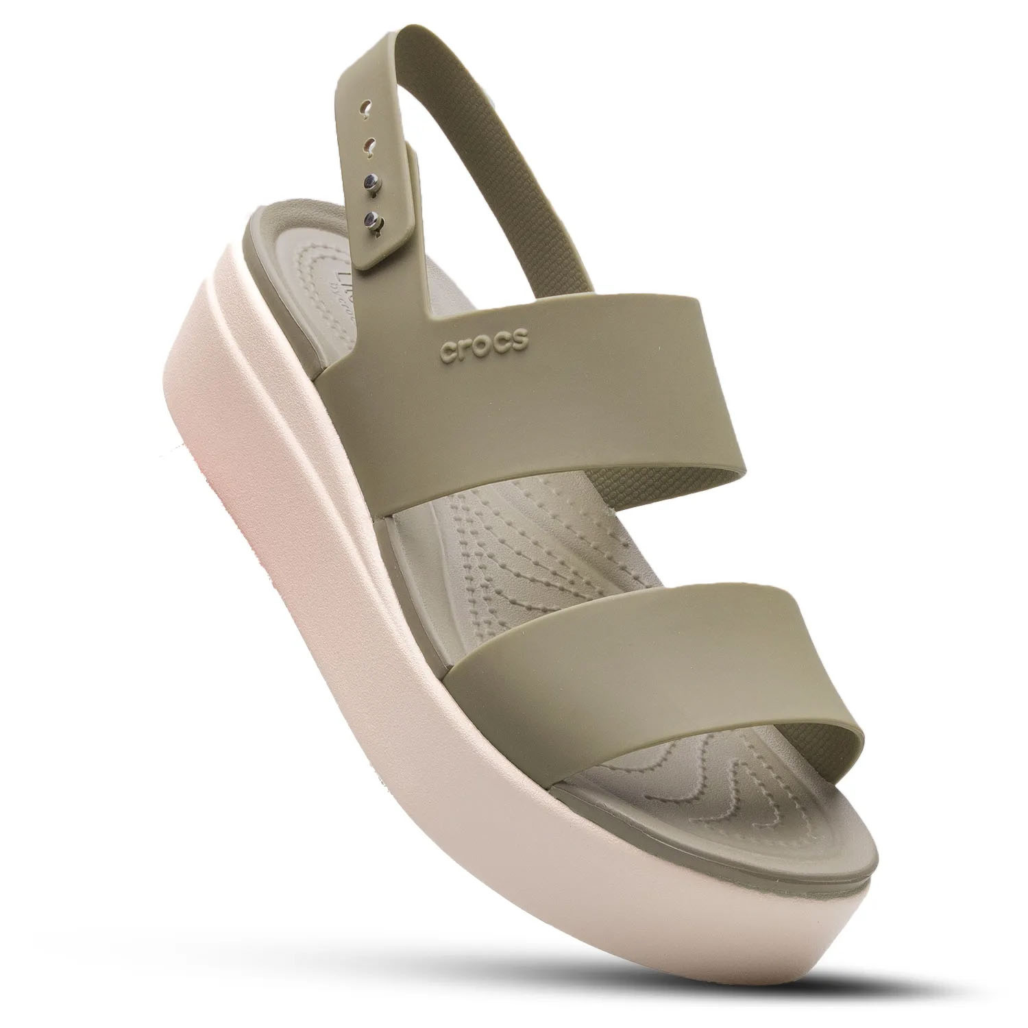 Sandały damskie Crocs Brooklyn Low Wedge 206453-2YI