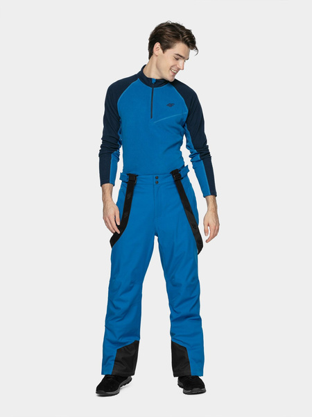 Bluza męska z kapturem rozpinana polarowa 4F H4Z21-BIMP033-33S