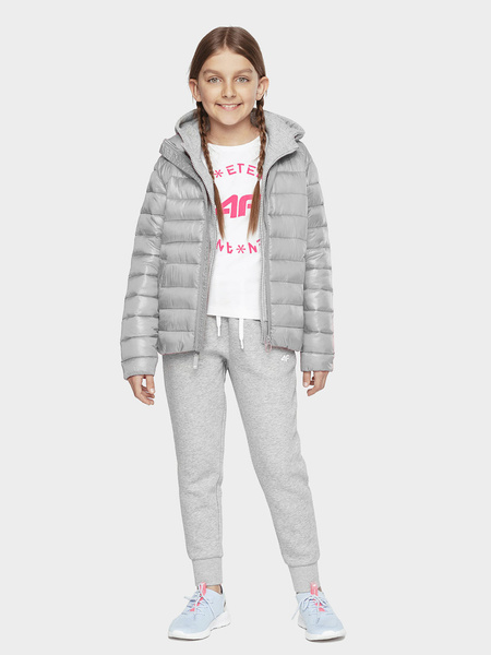 Kurtka dziecięca zimowa puchowa 4F HJL21-JKUDP001A-27S