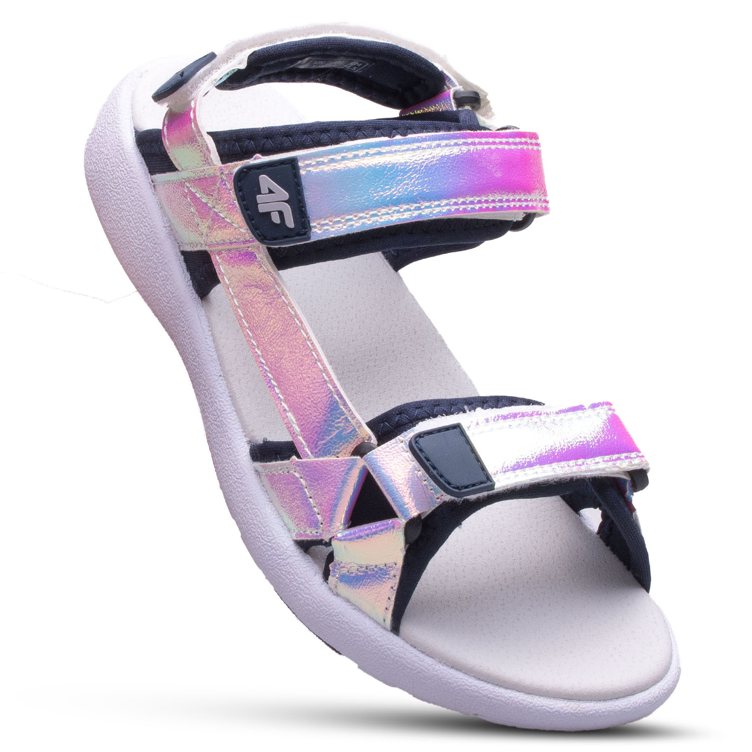 Sandały dziewczęce 4F JUNIOR HJL22-JSAD002-90S