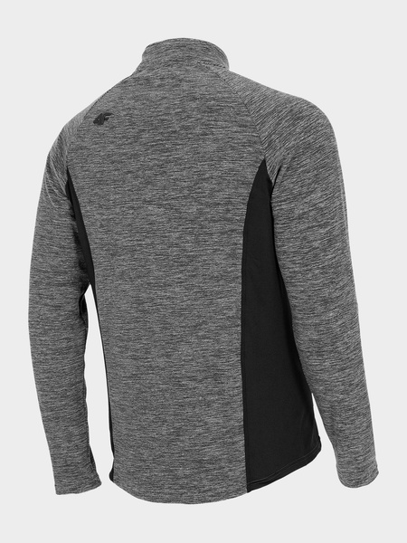 Bluza męska z kapturem rozpinana polarowa 4F H4Z21-BIMP034-24M