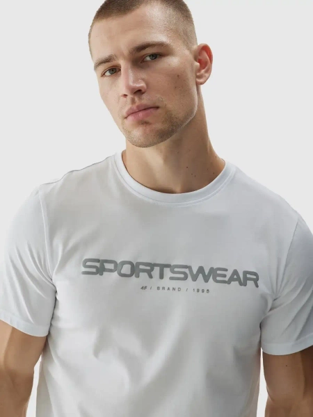 Koszulka męska 4F 4FWAW24TTSHM1586-10S