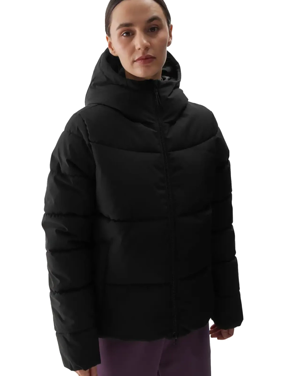 Kurtka damska zimowa puchowa 4F  4FWAW24TDJAF473-20S