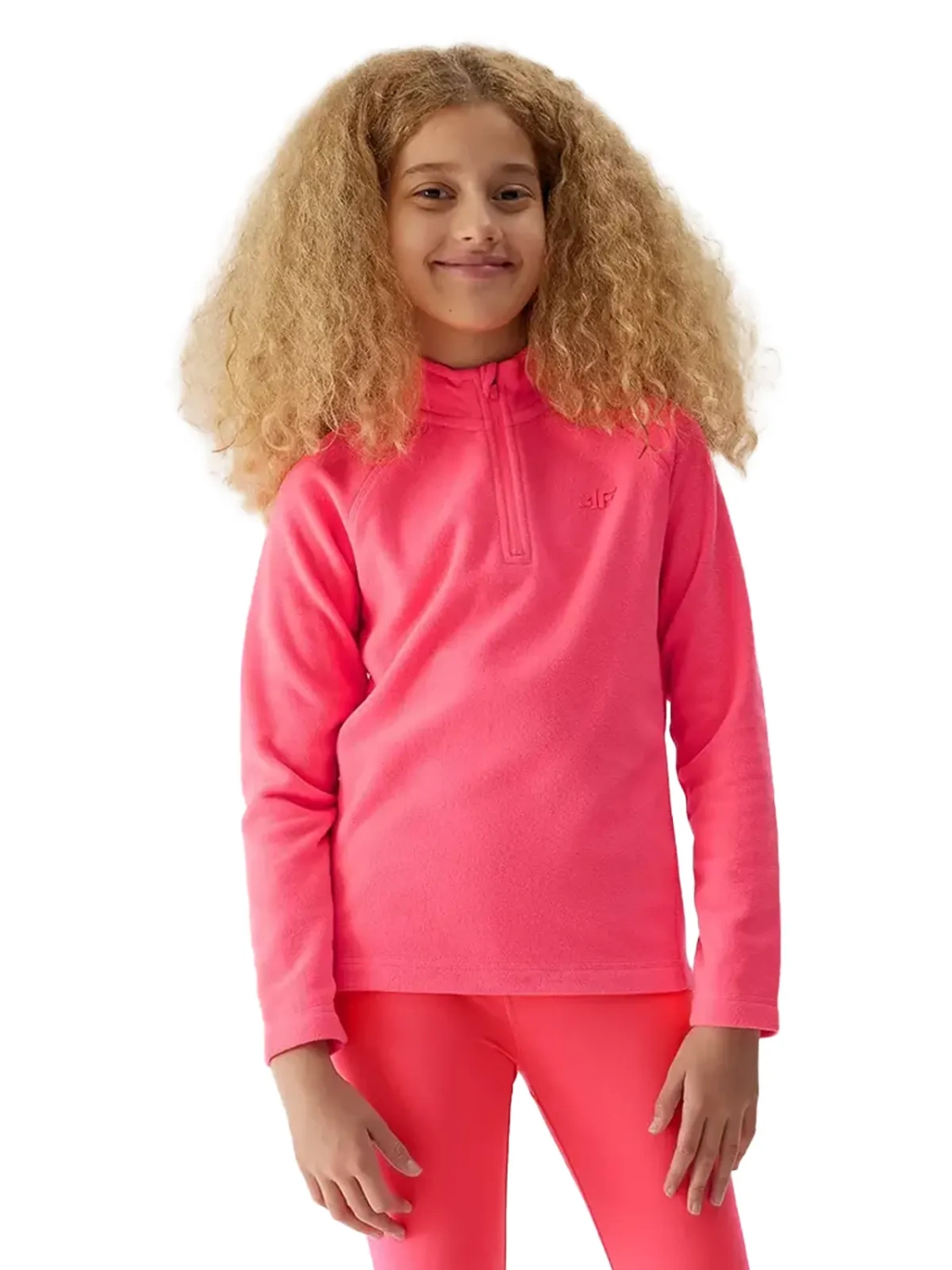 Bluza dziecięca polarowa 4F 4FJAW23UFLEF033-55S