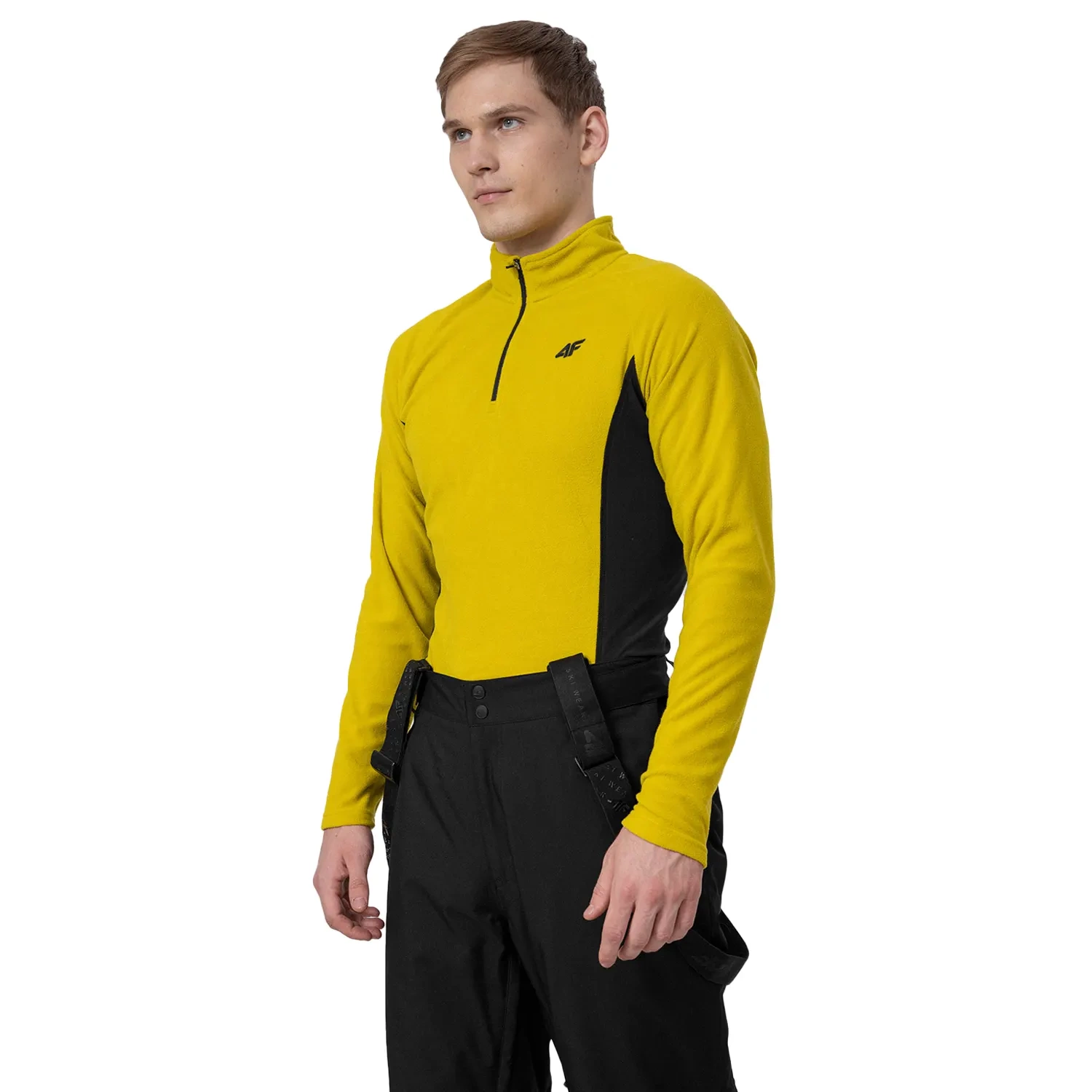 Bluza męska z kapturem rozpinana polarowa 4F H4Z22-BIMP011-72S