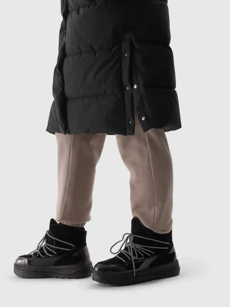 Kurtka damska zimowa puchowa długa 4F 4FWAW24TDJAF476-20S