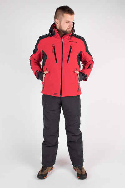 Kurtka męska BERGSON RACE-X RED BRG00036