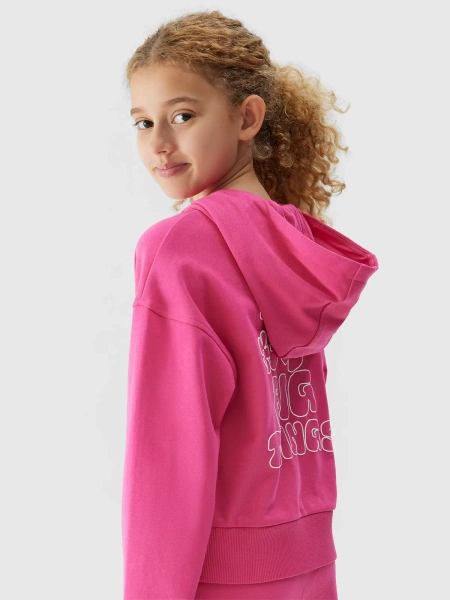 Bluza dziecięca z kapturem  4F 4FJAW23TSWSF645-55S 