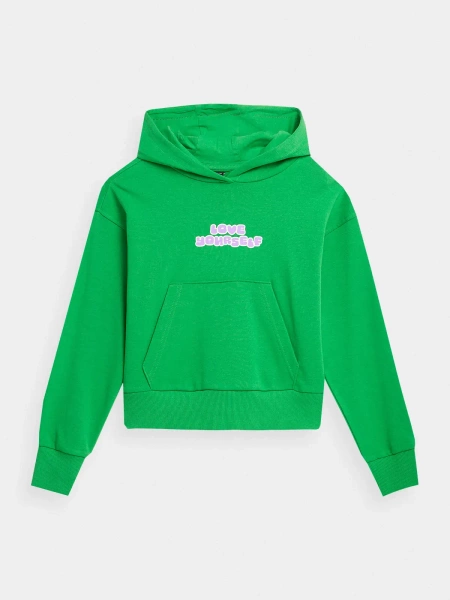 Bluza dziecięca z kapturem  4F 4FJAW23TSWSF645-41S 