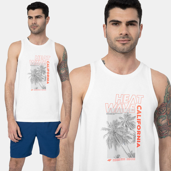 Koszulka męska 4F 4FSS23TTSHM354-10S