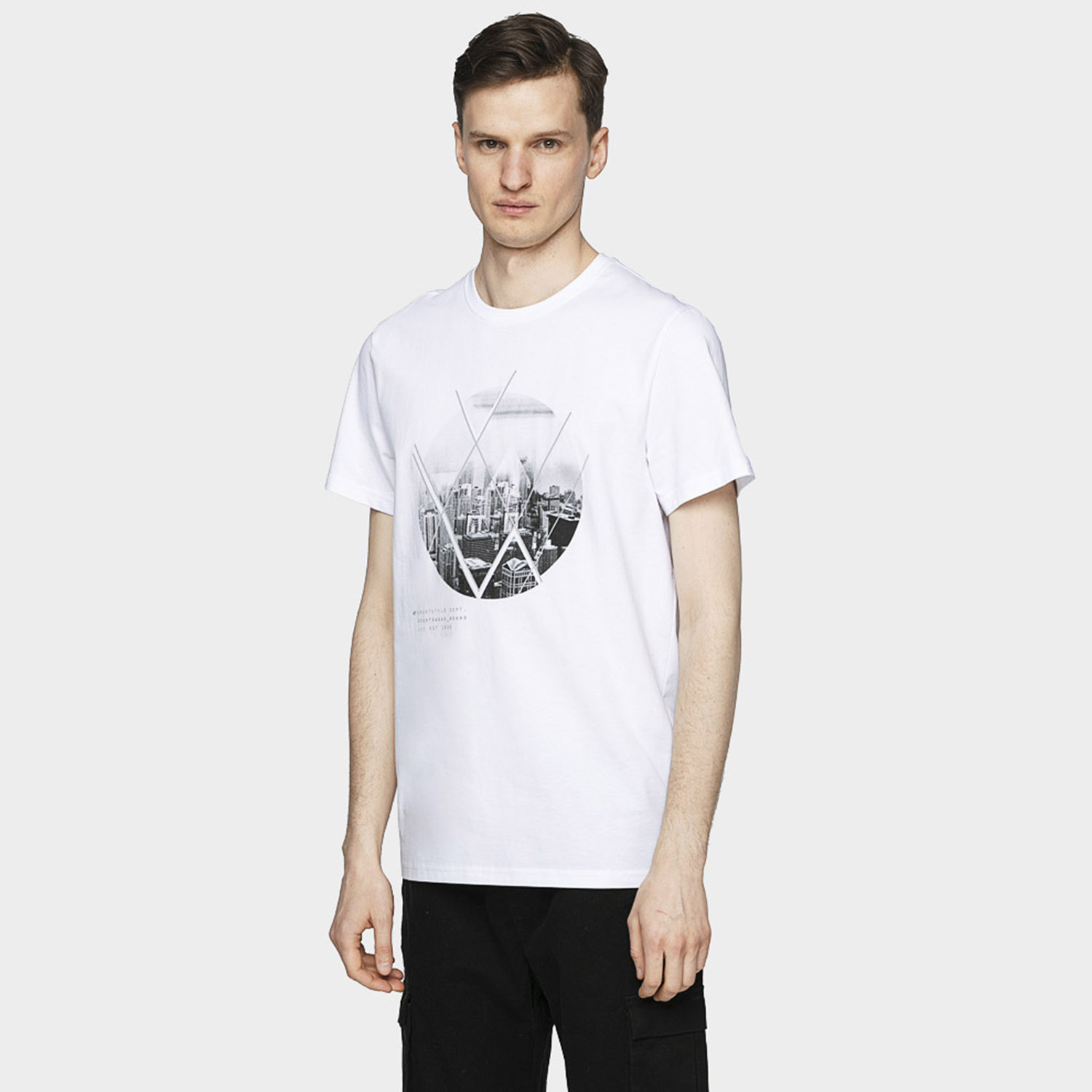 Koszulka męska 4F H4L21-TSM023-10S