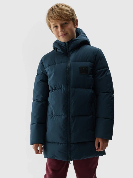 Kurtka dziecięca zimowa puchowa 4F 4FJAW23TDJAM275-31S