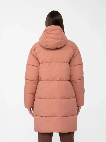 Kurtka damska zimowa puchowa długa 4F 4FAW23TDJAF236-64S 