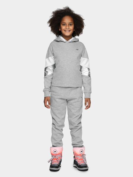 Bluza dziecięca z kapturem 4F HJZ21-JBLD005-27M