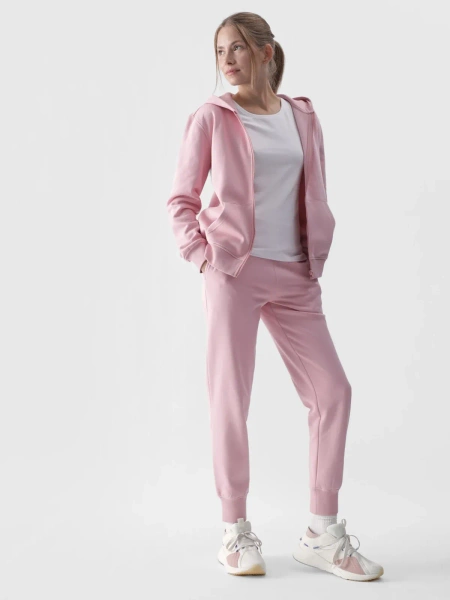 Bluza damska z kapturem rozpinana 4F 4FWMM00TSWSF1467-56S